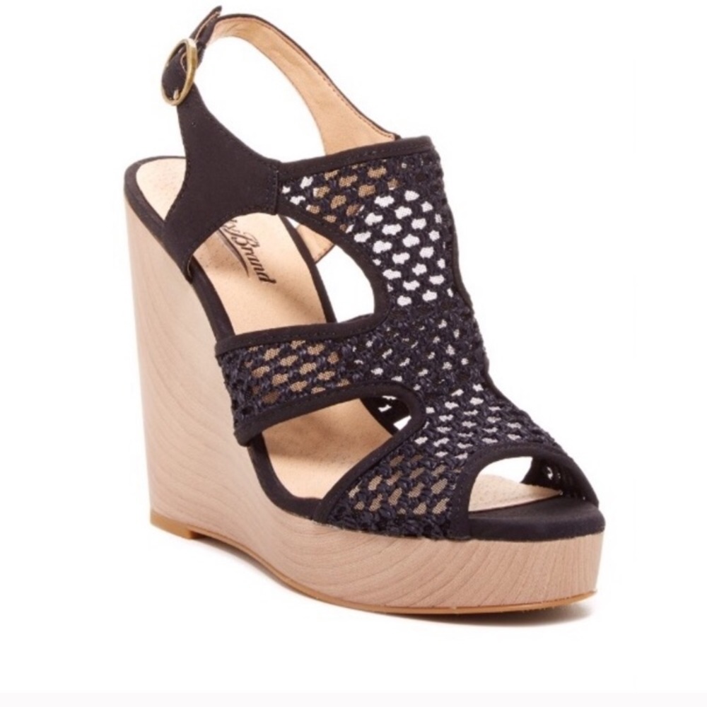 Lucky Brand Remy Wedge Sandals Size 9